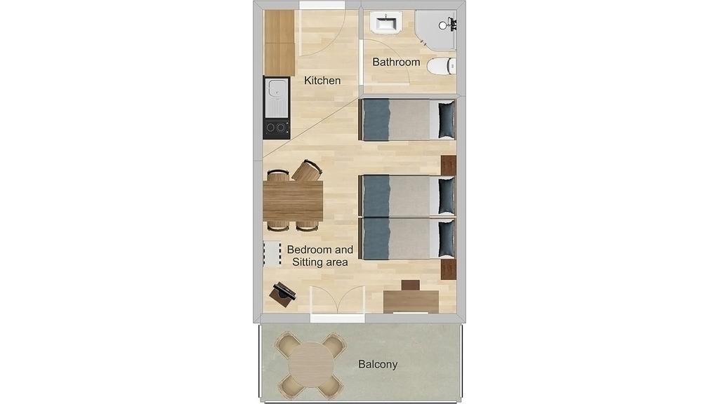 كاتو جاتزي Hotel Apartments Sikia المظهر الخارجي الصورة